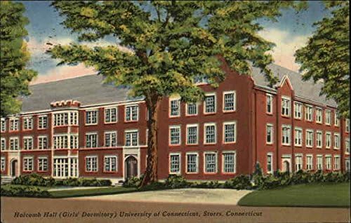 Holcomb Hall Girls Dormitory At University Of Connecticut Storrs Ct Original Vintage Postcard At Amazon S Entertainment Collectibles Store
