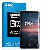 Nokia 8 sirocco Screen Protector,Jbao Direct [HD Clear] [Bubble Free] [Easy Installation] [High Responsivity] Premium Tempered Glass Screen Protector for Nokia 8 sirocco [2-Pack]