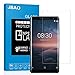 Nokia 8 sirocco Screen Protector,Jbao Direct [HD Clear] [Bubble Free] [Easy Installation] [High Responsivity] Premium Tempered Glass Screen Protector for Nokia 8 sirocco [2-Pack]