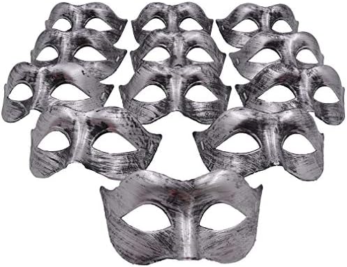 Masquerade Mask Party Favors - Yiseng 12pcs Mardi Gras Venetian Half Face Mask Halloween Novelty Gifts