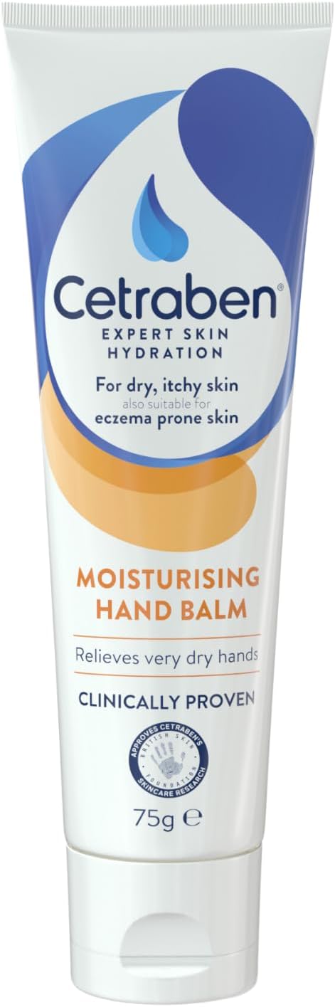 Cetraben Hand Balm Dry Eczema-Prone Skin Urea Long-Lasting Moisturisation 75g