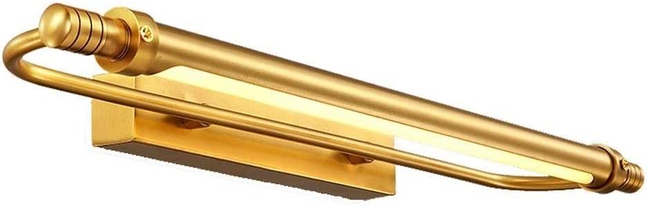 ZAQXSW Iluminación Faros con Espejos Americanos, Todos de Cobre, baño