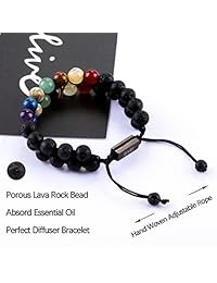 Pulsera de chakras con 7 chakras de cristal y piedras preciosas para yoga, meditación, curación, ansiedad y relajación
