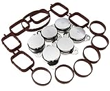 6pcs 32mm Swirl Flap Blanking Kit With ManIfold Gasket For BMW E46 E90 E65 E53