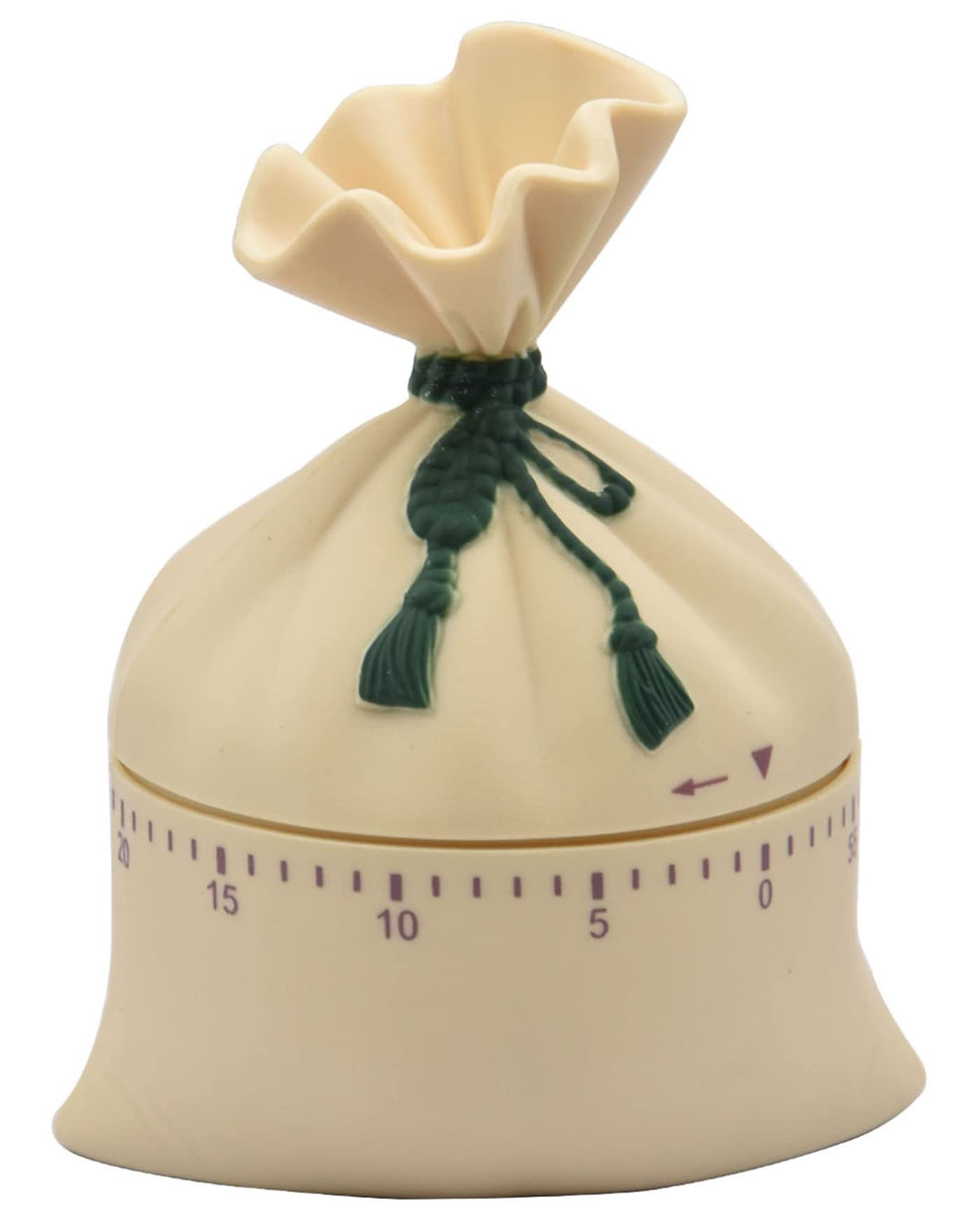 Ranvi Lucky Bag Modeling Time Manager Kitchen Timer Children's Special Learning Artifact, Suitable for Study, Office, Kitchen（Light Yellow）