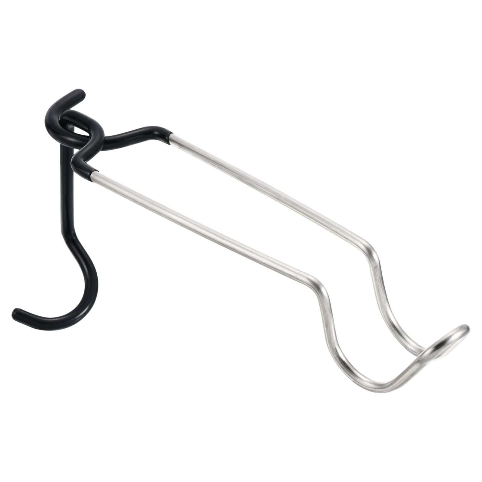 PATIKIL Camping Hook Hanger, Tent Accessories Camping Lantern Non-Slip Lamp Pole Hanger for Outdoor Hiking, Black