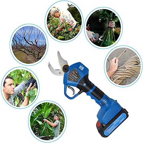K KLEZHI Electric Pruning Shears, Electric Pruner with 2pcs