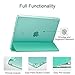 ESR Yippee Trifold Smart Case for iPad 9.7 2018/2017, Lightweight Smart Cover with Auto Sleep/Wake, Microfiber Lining, Hard Back Cover for iPad 9.7 iPad 5th / 6th Generation, Mint Green