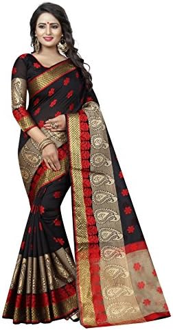 Nirja creation Women Cotton Saree With Blouse