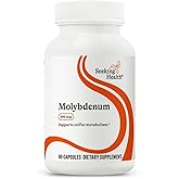 Seeking Health Molybdenum Glycinate Chelate Capsules | Supports Sulfite Metabolism and Cellular Health, Molybdenum Glycinate Chelate, Vegetarian and Vegan*
