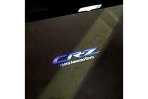 UUAKARIN 2Pcs Car Door Logo Projector Light HD LED Courtesy Ghost Shadow Welcome Light Laser Emblem Puddle Lamp Compatible with CR-Z