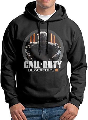 Call Of Duty Black Ops 3 Video Game Boys Long Sleeve Black Hoodie Sweatshirts