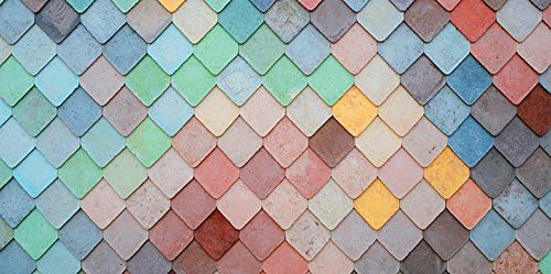 Colorful Tiles 2ft X 4ft Drop Ceiling Fluorescent Decorative