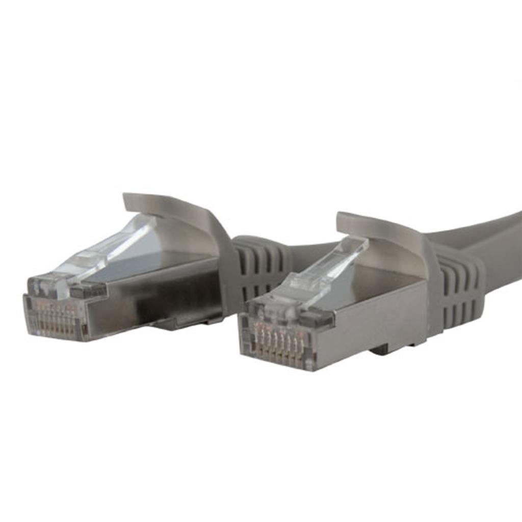 Cat6a Cable 1 ft Gray Patch Cable