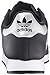 adidas Originals Men's Samoa Retro Sneaker Running Shoe, Black/Metallic Silver/White, 9 M US