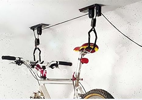pulley bike rack
