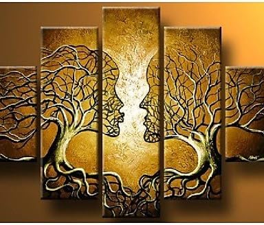 Laps Pintado A Mano Del Arte De La Pared Del Arbol De La Vida