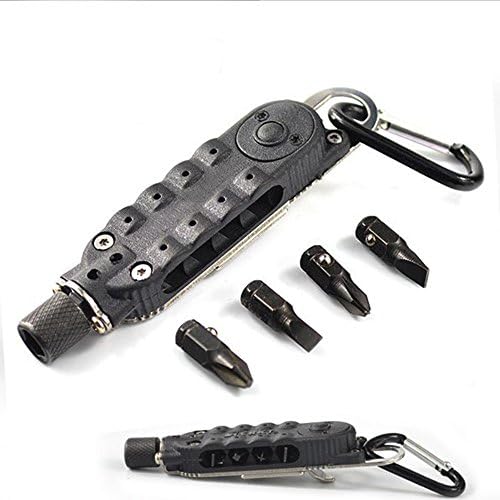 Kinpasy EDC Multi-function Tool Screwdriver Wrench Jaw Plier Opener Keychain Survival Gear With LED Light Portable Travel Outdoor Tools