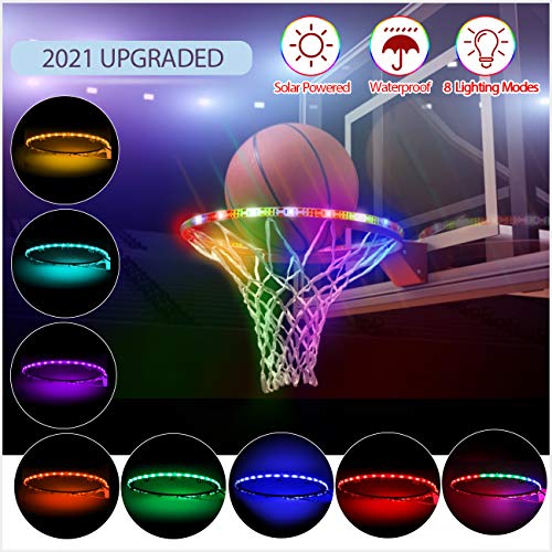 Innoo Tech LED Basketball Hoop Lights, Solar Powered GlowinTheDark
