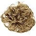 CAISHA Hairpiece Hair Wrap Heat-resistant Synthetic Fibres Curly Messy Updo Dirty Blonde HW13