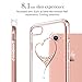 KINGXBAR for Apple iPhone 8 Case, iPhone 7 Case,Bling Diamond Crystals from Swarovski Element,Fashion Hard PC Transparent Sparkly Case Cover for Christmas Party