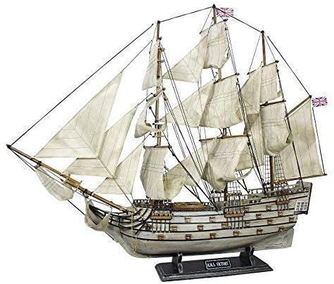 Battleship " H.M.S.Victory ", Model Sailing Ship with Fregatt- Rigging