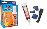 Grout Bully Grout Cleaner And Pro Caulk - Contractor Pack - White - Includes White Grout Bully 2 Bottles, 12 bully Erase Sponges and Pro Caulk Kit