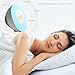Mosche Sunrise Alarm Clock, Digital Clock, Wake Up Light with 6 Nature Sounds, FM Radio and Touch Control (White)