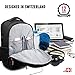 Laptop Backpack - Anti Theft Backpack Waterproof Rain Cover - SWISS Design RFID Blocking - USB Charging Port - Business College Travel School Backpack - Black Backpack for Men Women 15.6 inch