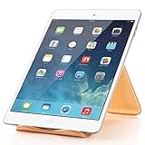 Tablet Stand, Premium Hard Natural Wood Stand Holder for iPad Mini, iPad Air / iPad Air 2, iPad Pro, Tab 2/3/4/note 10.1, Google Nexus 7/9/10, E-readers and Most Other Tablets (MM580) (Birch Color)
