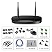 Network Video Security System, UOKOO HD 720P Video Security System with 4 Weatherproof Outdoor/Indoor Bullet IP Cameras, 98ft Night Vision and 1 PC of 4-Chanel Wireless NVR Kit (Black)