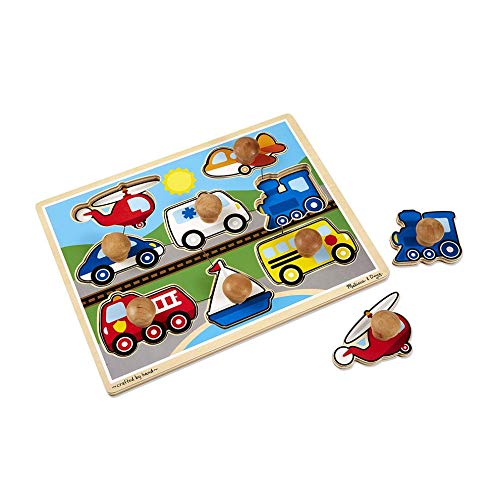 4 Melissa+Doug+Vehicles+Wooden+Puzzle