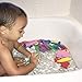 3 Bees & Me 20 Fun Foam Bath Toys for Boys & Girls - Bath Toy Foam Shapes and Storage Net Set
