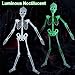 Halloween Decoration Decor Posable Skeleton - Luminous Noctilucent Life Size Plastic Skeleton, Outdoor Crazy Scary Hanging Props, Clearance