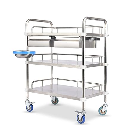 Carrito De Cocina De Acero Inoxidable De 3 Niveles con ...