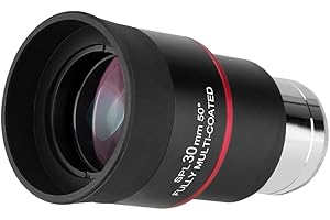 SVBONY SV207 Plossl Eyepiece, 1.25 inch Super Plossl 30mm 50 Degree Metal Fully Multi Coated Telescope Eyepiece for Astronomy