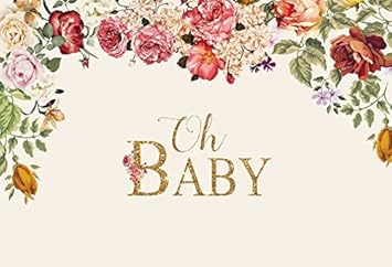 Amazon Com Baocicco 7x5ft Baby Shower Backdrop Oh Baby Backdrop