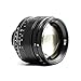 7artisans 50mm F1.1 Large Aperture Portrait Fixed Focus Lens for Leica M-Mount Cameras and Sony E-Mount Cameras with Caden Lens Pouch Bag (Black)