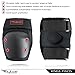 Flybar Knee and Elbow Pads, Wrist Guards Protective Safety Gear Set - Multi Sport Protection For Skateboarding, BMX, Pogoing, Inline Skating, Scooter - Kids, Teen & Adult Sizes (Black, X-Small)