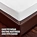 Full Size Harmony Dream Cotton Terry Mattress Protector - Premium Hypoallergenic Waterproof Mattress Cover - Vinyl Free, Fits Well, Machine Washable, Noiseless – 10 Year Warranty