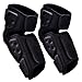 Webetop Motorcycle Knee Pads Adult High-Impact Shield-Resistance Flexible Breathable Adjustable Aramid Fiber +EVA Motocross MTB Shin Guards for Riding Skating Cycling