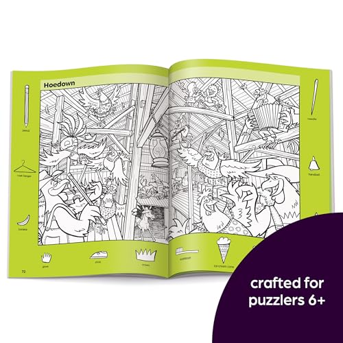 Farm Puzzles: Ultimate Farm Picture Puzzle Book with Over 1,200 Objects to Seek and Find, Farm-Themed Activity Book for Kids 6 and Older (Highlights™ Hidden Pictures®)