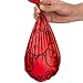 My AlphaPet Compostable Dog Poop Bags, Cornstarch Eco-Friendly, HOME COMPOST NF T 51-800, 120 Count, Large Size Bag 9x13 Inches, 8 Unscented Refill Rolls, Leak-proof, Plantbased, GM-Free Corn (Red)