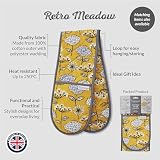 Cooksmart Retro Meadow 5 Piece Apron Oven Glove & Tea Towel Kitchen Set view 3
