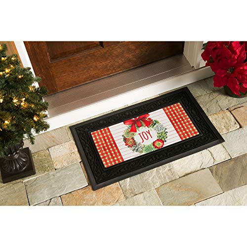 Evergreen Flag Beautiful Springtime Black Scroll Sassafras Switch Mat Tray 30 x 18