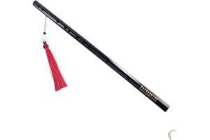 Vctitil Chinese Traditional Bamboo Flute,Transverse Dizi,Mo Dao Zu Shi Cosplay Accessory Woodwind Music Instrument for Beginner,C D E F G Key(D-51cm/20.07inch)
