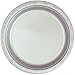 Hanna K. Signature Collection 100 Count Plastic Plate, 10-Inch, Silver