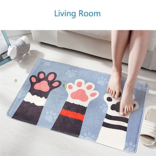 Frmarch Memory Foam Bath Mat - Non Slip Bath Rugs Runner Microfiber Bathroom Shower Mats Rug 16"x24" - Thumbnail 6