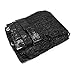 BeGrit Shade Cloth for Garden 50% 6x6.5ft Sun Shade with Grommets Sunblock Mesh for Outdoor,Plants,Patio,Greenhouse,Chicken Coop(Black)