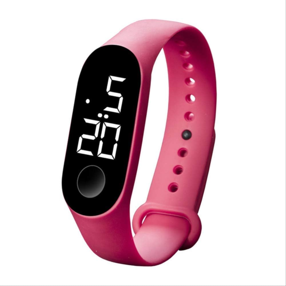 digital clock hand watch